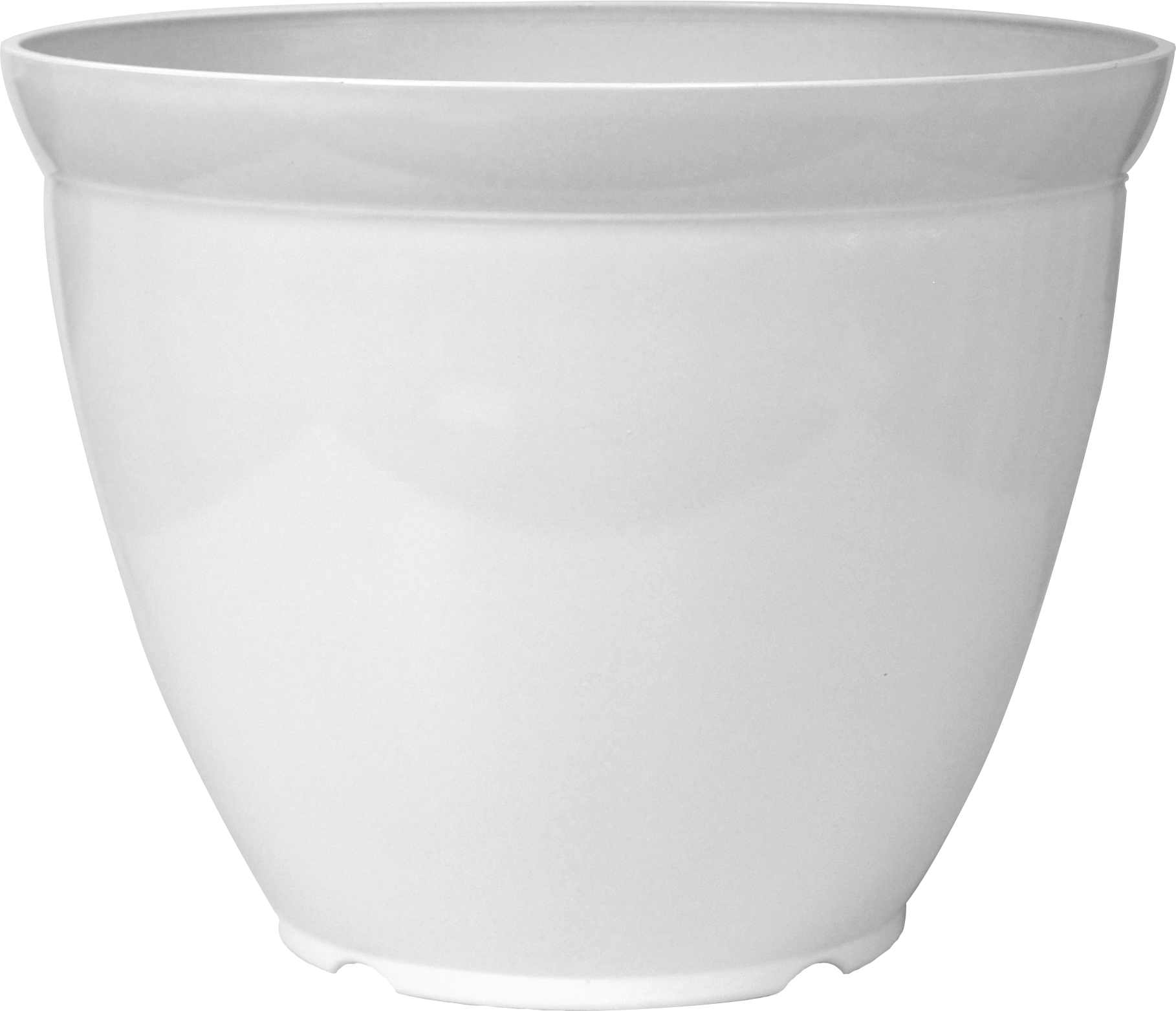 15 x 11.5” White Gloss - 12 per case - Decorative Planters